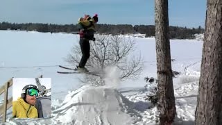 Scaring Wife Prank Taking 1 year old baby Hankster for A ski fails [upl. by Eleonore]