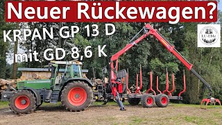 Neuer Rückewagen KRPAN GP 13 D mit GD 86 K  Ersteinsatz [upl. by Atirehs753]