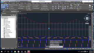 CREAR UN PERFIL LONGITUDINAL DE UN LEVANTAMIENTO CON NIVEL DE INGENIERO EN C3D [upl. by Oralee136]