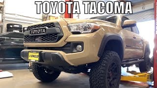 Quicksand amp Silver Tacoma Toyota 2018  Lifted Fox Suspension TRD Wheels 33” Tires [upl. by Vladi]