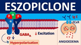 Eszopiclone for insomnia  Mechanism precautions amp side effects [upl. by Edyaw]