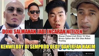 Doni Salmanan Jadi Incaran Nitizen Dedy Corbuzier Dan Irfan Hakim Semprod Kenwilboy [upl. by Meir]