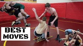 Top 5 Wrestling Moves TAKEDOWNS [upl. by Lihkin]