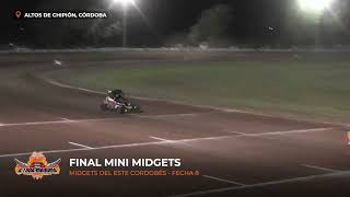 MIDGETS CORDOBÉS  Final categoría mini midgets  fecha 8 [upl. by Leihcim65]