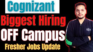 Cognizant Hiring Freshers  OFF Campus Job Drive  2024  2023  2022 Batch Hiring  New Jobs [upl. by Nart]