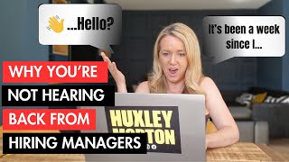 How to get a response from a Recruiter Hiring manager [upl. by Ellered408]