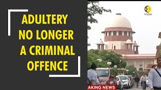 Indias top court rules adultery no longer a crime [upl. by Anaya416]