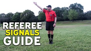 Soccer Referee Signals Guide [upl. by Eissim]