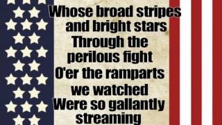 Star Spangled Banner with Lyrics [upl. by Virgil]