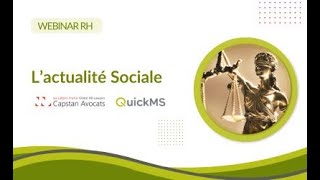 Actualité sociale du 17 septembre 2024  QuickMS X Capstan [upl. by Ainelec]