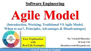 SE 11  Agile Model  Complete Explanation with Examples  Waterfall VS Agile Model [upl. by Pelagia664]