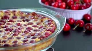 Cherry Clafoutis Recipe [upl. by Ahsienroc]