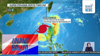 Super Typhoon Pepito timeline  Unang Hirit [upl. by Whitehurst470]