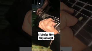 Buried Alive Intro Avenged Sevenfold shortvideo shorts guitar cover music [upl. by Ahsima746]