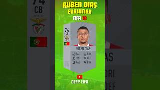 Ruben Dias FIFA Evolution FIFA 18  EA FC 25 shorts eafc25 fifa [upl. by Lawson]