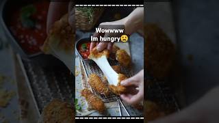 Crispy Mozzarella Sticks ASMR Cheesy Goodness inEveryBite ASMR FoodASMR MozzarellaSticks Crispy [upl. by Pournaras]