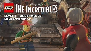 1 Undermined Minikits Guide  LEGO The Incredibles [upl. by Kristi]