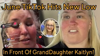 Mama June Shocking TikTok Live Including Her Young Granddaughter Court Updates [upl. by Alene614]