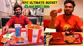 Ultimate KFC Bucket Just At ₹600  KFC Chicken Bucket  KFC Hyderabad  Ultimate Saving Bucket KFC [upl. by Humphrey552]