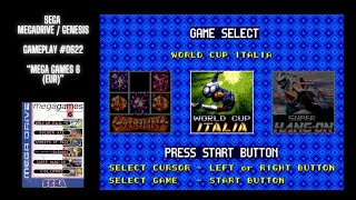 Mega Games 6 EUR Megadrive  Gameplay 0622 [upl. by Paugh]