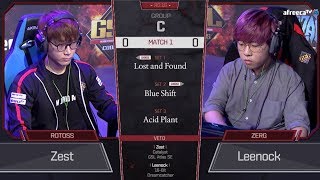 2018 GSL Season 3 Code S Ro16 Group C Match1 Zest vs Leenock [upl. by Justin]