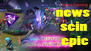 NEWS SCIN EPIC MOSCOV ANGELA KARRIE SELENA GROCK MOBILE LEGENDS SKIN BARU [upl. by Ybbob]