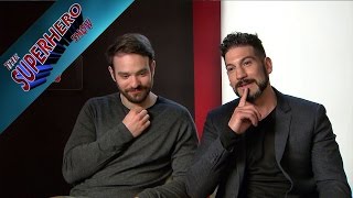 Daredevil Cast Answer Your Questions  The Superhero Show [upl. by Ahsienahs]