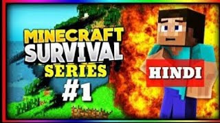 BEST START EVER In Minecraft 1 Hindi [upl. by Naesar]