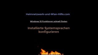 Installierte Windows 10 Systemsprachen anpassen und Spracheinstellungen konfigurieren Sprache [upl. by Aicala]