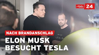 Tesla Elon Musk bleibt bei seinen Ausbauplänen [upl. by Orhtej]