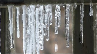 Icicles Melting in Real Time [upl. by Trever]