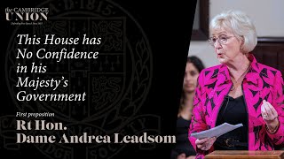 The Rt Hon Dame Andrea Leadsom  This House Has No Confidence In His Majestys Government [upl. by Inahs]