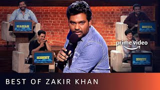 Moments We Fell In Love With ZakirKhan  Standup Comedy  Prime Video [upl. by Sileray]