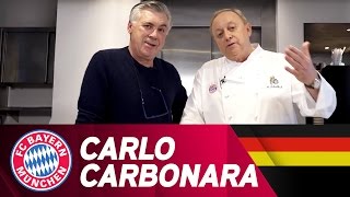 Carbonara à la Carlo Ancelotti  Schuhbeck kocht  FC Bayerntv live [upl. by Alilahk]