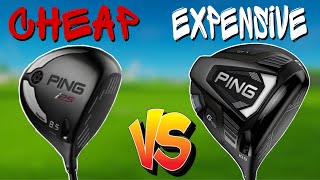 EXPENSIVE VS CHEAP DRIVERS Ping G425 VS Ping I25 Driver Review [upl. by Enileda]