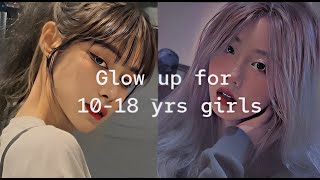 How to glow up for 1018 years girls  🌸 glow up tips [upl. by Inglebert]