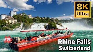 RHINE FALLS  Switzerland Walk tour 8K [upl. by Gord]