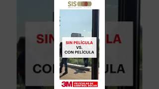 SIN PELÍCULA vs CON PELÍCULA de Control Solar 3M® Prestige 40 Ext [upl. by Fae]