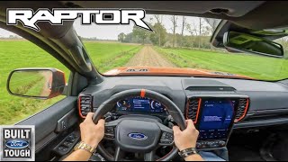 2023 FORD RANGER RAPTOR BAJA MODE V6 BITURBO POV TEST DRIVE BY DUTCHCARS [upl. by Vullo64]