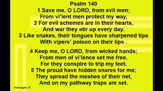 Psalm 140 Aldersgate Singing The Psalms [upl. by Beaumont]