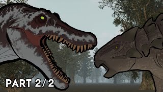 Spinosaurus vs Ankylosaurus  Animation Part 22 [upl. by Ertha]