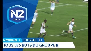 11ème journée  National 2B  Tous les buts [upl. by Roch837]