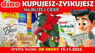 DINO  Gazetka Promocyjna od Środy 15112023  Nowa Oferta [upl. by Nayve]