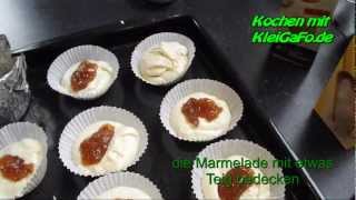 Kochen mit Kleigafo Muffins mit Marmelade [upl. by Nie841]