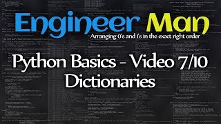 Dictionaries  Python Basics 710 [upl. by Airet]