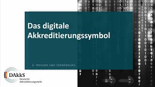 Tutorial  6 Freigabe und Verwendung  Antragsprozess digitales Akkreditierungssymbol [upl. by Mayram125]