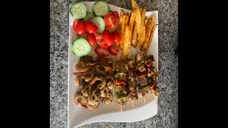 brochettes de poisson قطبان سمك التونة  كروفيت صوتي املو منزلي وصفات سريعة و سهلة [upl. by Richel]