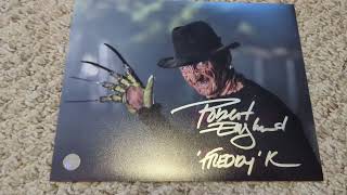 NEW Freddy Krueger quotRobert Englundquot Autographed Photo [upl. by Micro]