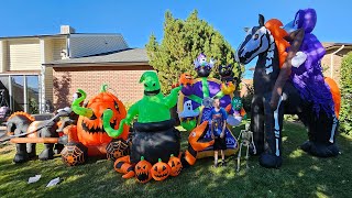 Unboxing 4 New Halloween Inflatables [upl. by Nivled]