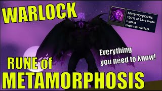 Warlock RUNE of METAMORPHOSIS Guide ALL RACES amp PHASES Season of Discovery [upl. by Frederico357]